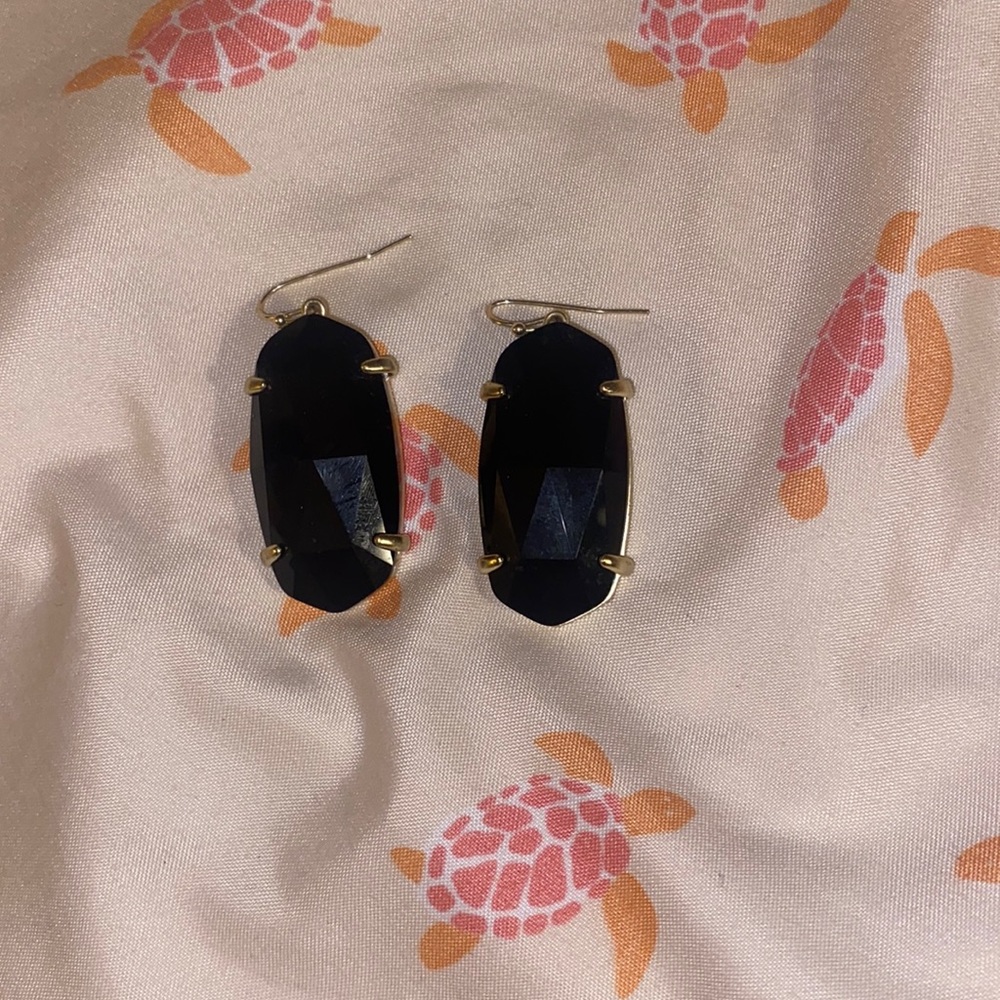 Kendra Scott signature black earrings